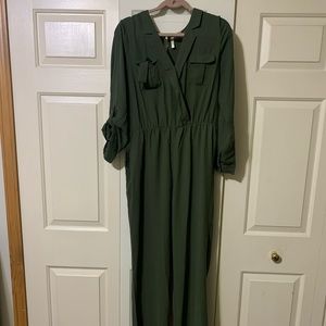 Olive green jumpsuit